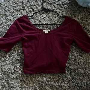 Bozzolo Cropped Red Tee